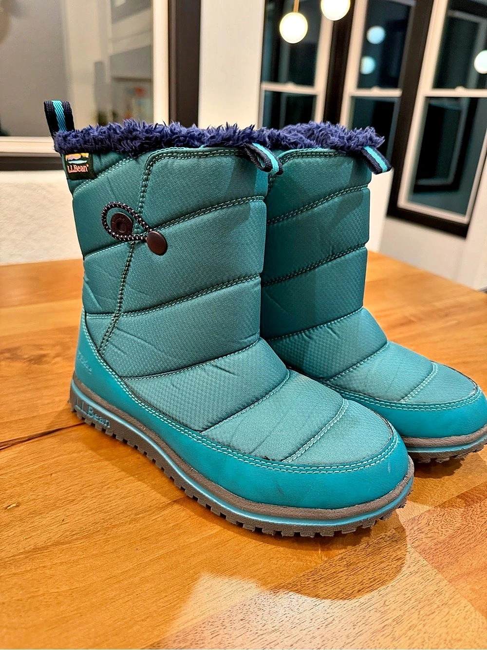 L.L.Bean TEK2.0 Kids Snow Boots Blue Size 4